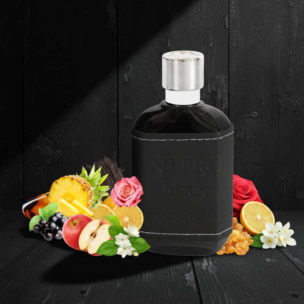 Nitro Black - Masculine Background with Notes